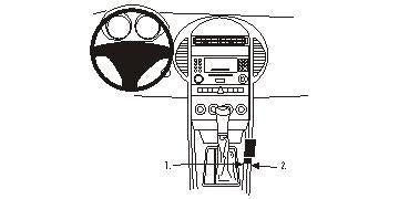 Brodit ProClip 833482 - Mercedes-Benz SLK-Class 2005-2010