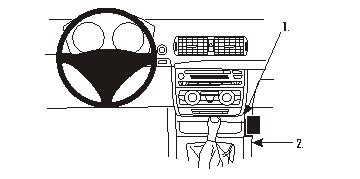 Brodit ProClip 833524 - BMW 1-Serie E81, E82, E87, E88 2005-2011