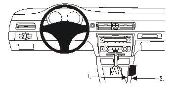 Brodit ProClip 833597 - BMW 3-Serie E90, E91, E92, E93 2005-2012