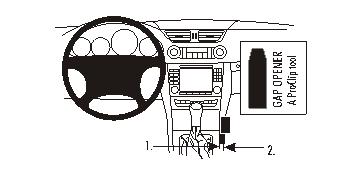 Brodit ProClip 833625 - Mercedes-Benz CLS-Class 2005-2010