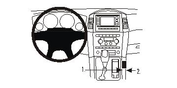 Brodit ProClip 833699 - Jeep Commander 2005-2010