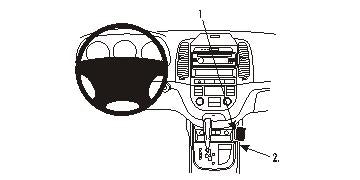 Brodit ProClip 833805 - Hyundai Santa Fe 2006-2012