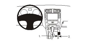 Brodit ProClip 833849 - Lexus IS Convertible Series 2006-2015