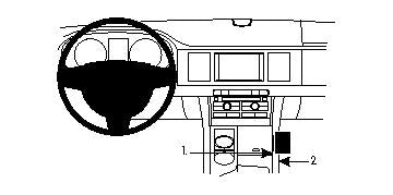 Brodit ProClip 834201 - Jaguar XF 2009-2015