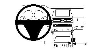 Brodit ProClip 834299 - BMW 7-Serie F01, F02 2009-2015