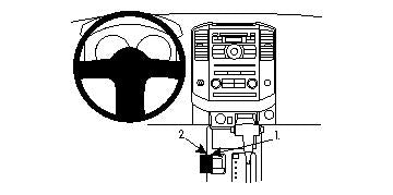 Brodit ProClip 834321 - Nissan Equator 2009-2012