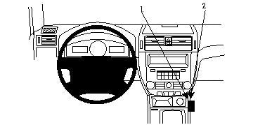 Brodit ProClip 834364 - Ford Fusion 2010-2012