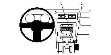 Brodit ProClip 834366 - Ford Mustang 2010-2014