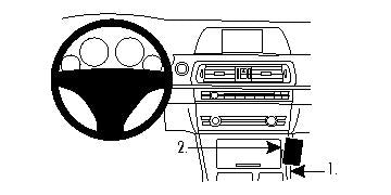 Brodit ProClip 834458 - BMW 5-Serie F10, F11 2010-2017