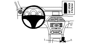 Brodit ProClip 834616 - Mercedes-Benz C-Class (180-320) 2011-2014