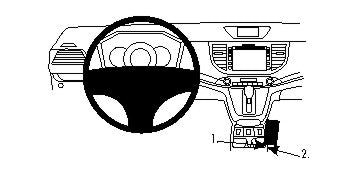 Brodit ProClip 834771 - Honda CR-V 2012-2015