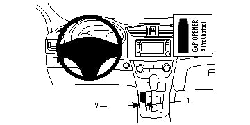Brodit ProClip 834831 - Nissan Sentra 2013-2015