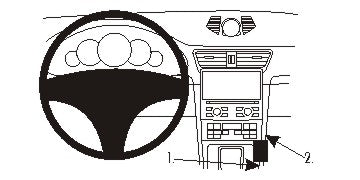 Brodit ProClip 834878 - Porsche 911 (Type 991) 2012-2021
