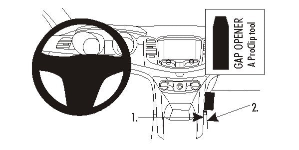 Brodit ProClip 834946 - Chevrolet SS 2014-2017