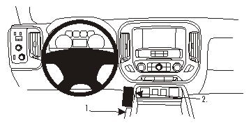 Brodit ProClip 834963 - Chevrolet Sierra 2500/3500 Series 2015-2019