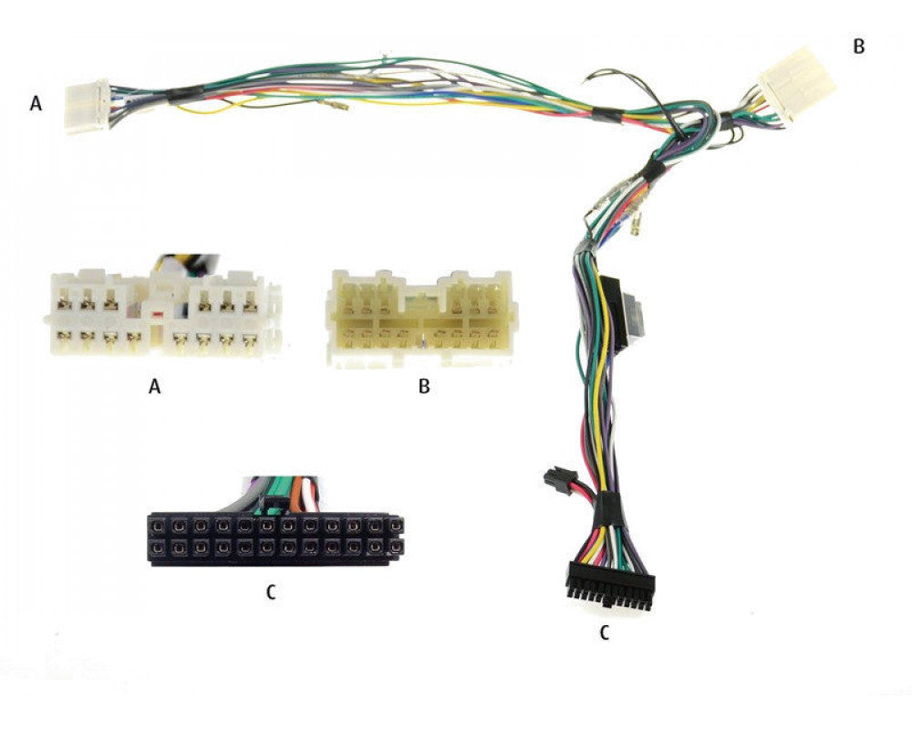 Audio2Car 20 pins Diverse modellen Mitsubishi - Hyundai Santamo