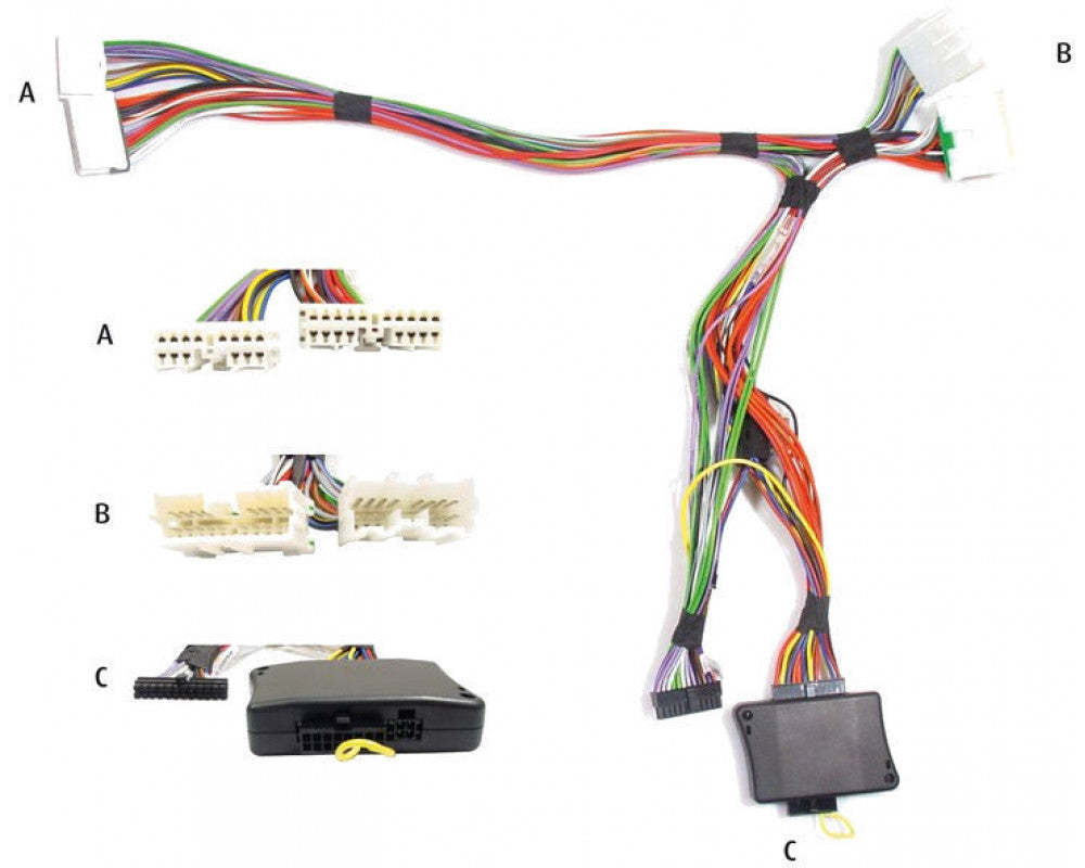 Audio2Car18+14 pins Div. modellen Mitsubishi- Peugeot- Citroën- Honda- Acura met Rockford Fosgate