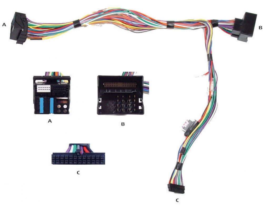 Audio2Car 40 pins Diverse modellen Volkswagen - Audi - Maserati - Seat - Skoda - Scania