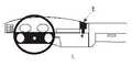 Proclip Opel Ascona 83-88 Center mount