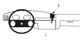 Proclip Opel Ascona 83-88 Center mount