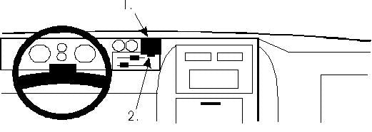 Brodit ProClip 851838 - Chevrolet Van
