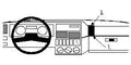 Proclip Renault 19 89-92 Angled mount