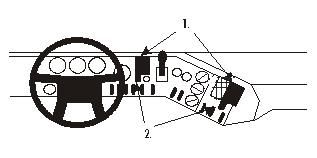 Proclip Volvo FL7/FL10 86-98 Center mount
