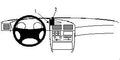 Proclip Peugeot 405 93-95 Center mount