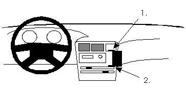 Proclip Toyota Corolla 93-97 Angled mount