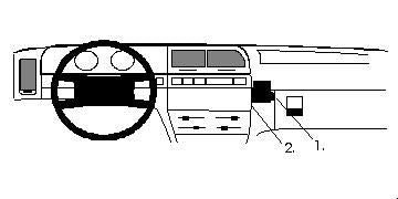 Proclip Citroen Xantia 93-97 Angled mount