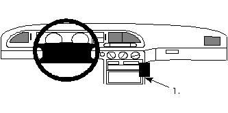 Proclip Ford Mondeo 93-96 Angled mount