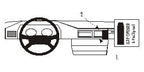 Brodit ProClip 852017 - Mercedes-Benz 124 (200-500E) 1986-1994