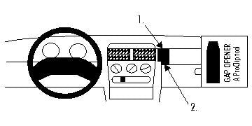 Brodit ProClip 852022 - Opel Corsa 1993-2000