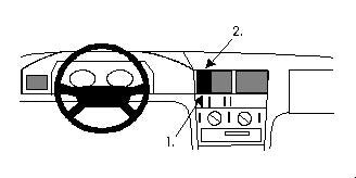 Brodit ProClip 852025 - Mercedes-Benz C-Class (180-320) 1993-1999