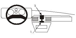 Proclip Land Rover Discovery 90-93 Center mount