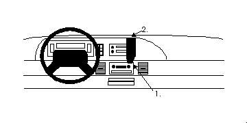 Proclip Chevrolet Caprice 91-93 Center mount