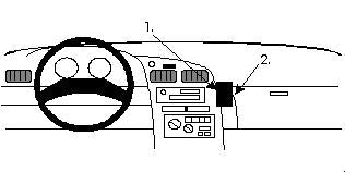 Brodit ProClip 852059 - Toyota Celica 1994-1999
