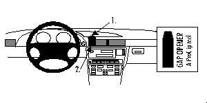 Brodit ProClip 852083 - BMW 7-Serie E38 1994-2001