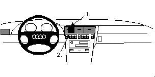 Brodit ProClip 852106 - Audi A8 1994-2002