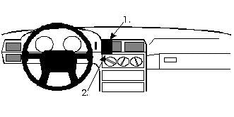 Brodit ProClip 852127 - Volvo 850 1992-1997