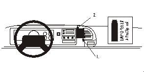 Brodit ProClip 852135 - Chevrolet Pickup 1995-1999