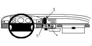 Brodit ProClip 852148 - Ford Bronco 1992-1998