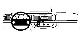 Brodit ProClip 852157 - Ford Crown Victoria 1995-2012