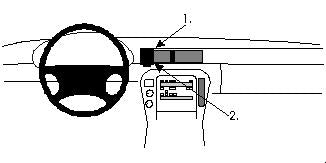 Brodit ProClip 852244 - Lexus SC Series 1992-2000