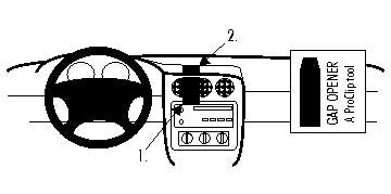 Brodit ProClip 852246 - Pontiac Firebird 1993-2003