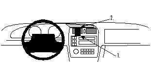 Brodit ProClip 852267 - Toyota Avalon 1995-1999