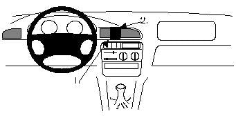 Brodit ProClip 852285 - Peugeot 406 1996-2003