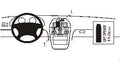 Proclip Mitsubishi Carisma 96-98 Center mount