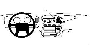 Proclip Mitsubishi Space Gear/L400 95-05 Angled mount