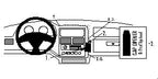 Brodit ProClip 852309 - Peugeot 106 1996-2002